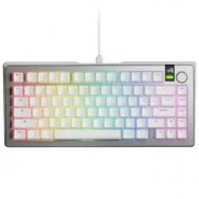 Glorious Gaming GMMK 3 PRO 75% Prebuilt Wired Silver - US Glorious Gaming GMMK 3 PRO 75% Prebuilt Wired Silver - US