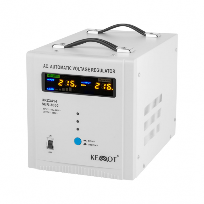 KEMOT SER-3000 Automatic Voltage Stabilizer KEMOT SER-3000 Automatic Voltage Stabilizer