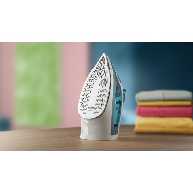 Philips 2000 series DST2020/90 iron Steam iron Ceramic soleplate 2000 W Aqua colour