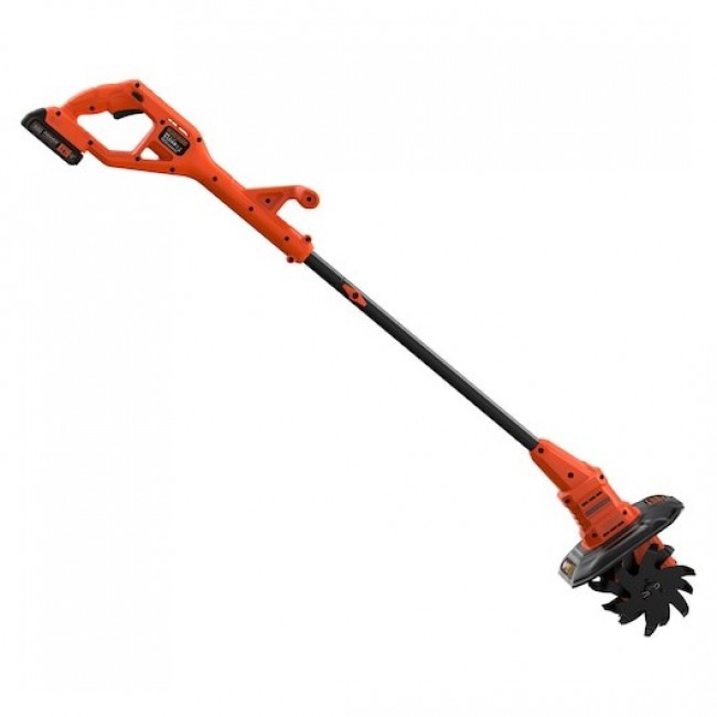 Black & Decker BETL1820L-QW electric mini tiller with battery