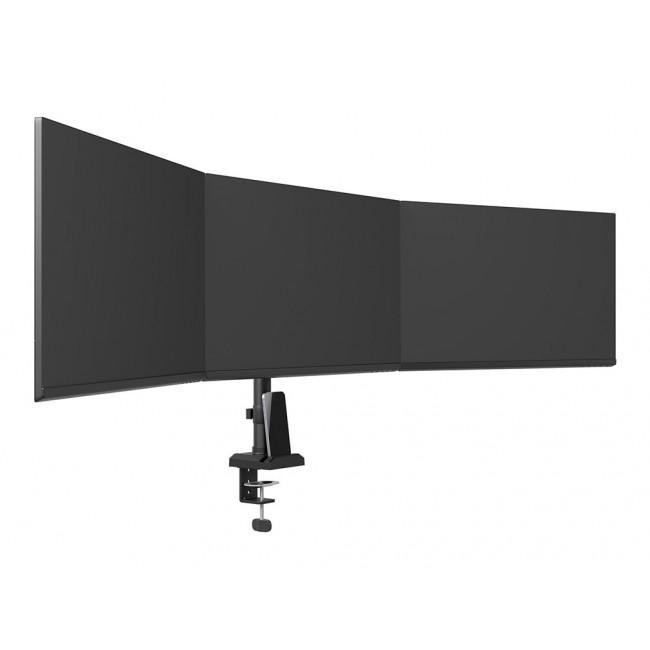 Desk mount for 3 monitors 10-27