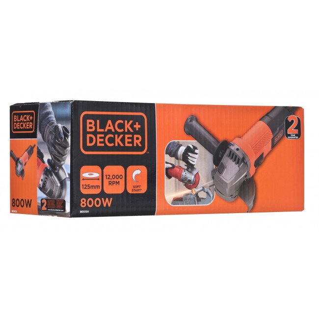 Black & Decker BEG120-QS angle grinder 12.5 cm 800 W