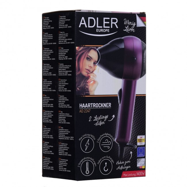 Adler AD 2247 Hair dryer 1400 W Adler AD 2247 Hair dryer 1400 W
