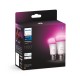 Philips Hue White and colour ambience A60 E27 smart bulb 1100 (2-pack) Philips Hue White and colour ambience A60 E27 smart bulb 1100 (2-pack)