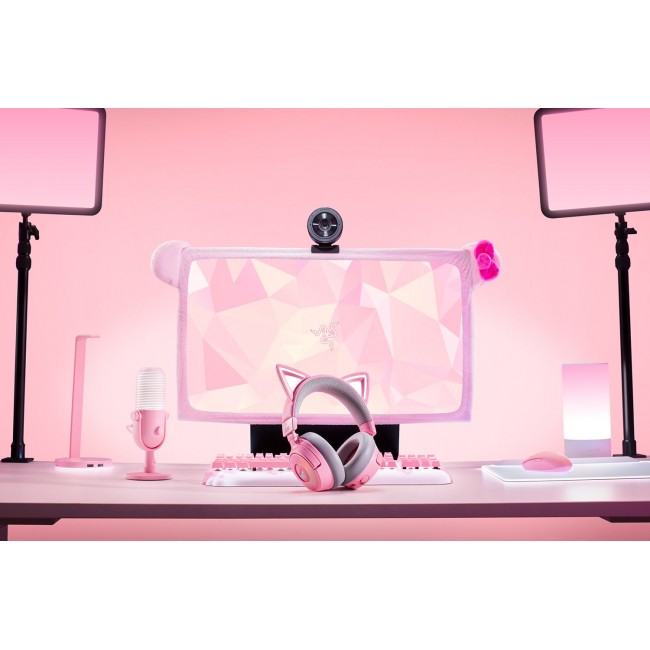 Razer Kraken Kitty V3 Pro - Quartz Headset Wired & Wireless Head-band Gaming USB Type-A Bluetooth Rose Razer Kraken Kitty V3 Pro - Quartz Headset Wired & Wireless Head-band Gaming USB Type-A Bluetooth Rose