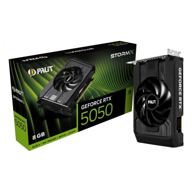 Palit GeForce RTX 5050 StormX NVIDIA 8 GB GDDR6 Palit GeForce RTX 5050 StormX NVIDIA 8 GB GDDR6