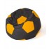 Sako bag pouffe Ball black-yellow L 80 cm
