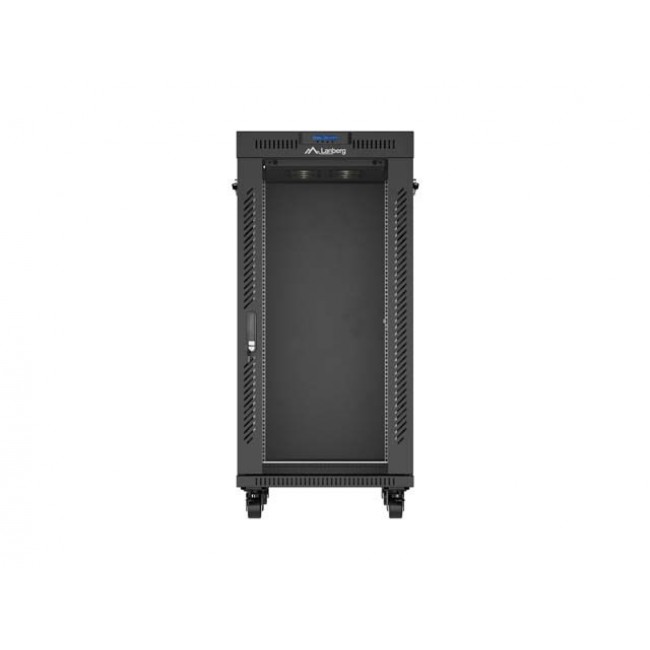 Lanberg FF01-6824-12BL rack cabinet 24U Freestanding rack Black