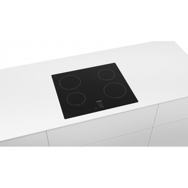 Bosch Serie 2 PUG61RAA5E hob Black Built-in 60 cm Zone induction hob 4 zone(s)