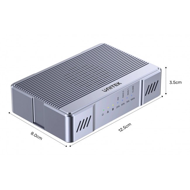 UNITEK SolidForce SSD enclosure Grey M.2 UNITEK SolidForce SSD enclosure Grey M.2