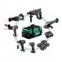 METABO ZESTAW COMBO 18V 6.1 (SB18LTX +SSW18LTX300BL +KH18LTX24 +W18L9-125QUICK +SSEP18LT +ULA) 4x4,0Ah TORBA