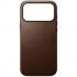 NOMAD Modern Leather Case - sk rzane etui do iPhone 17 Pro Max kompatybilne z MagSafe (brown)