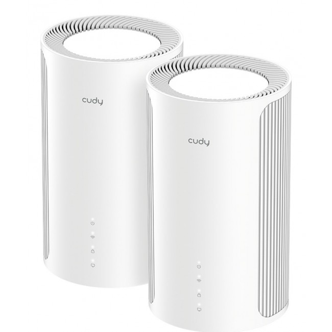 Cudy M11000 Tri-band (2.4 GHz / 5 GHz / 6 GHz) Wi-Fi 7 (802.11be) White 4 Internal