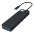 HYPER HD4102BKGL interface hub USB 3.2 Gen 1 (3.1 Gen 1) Type-C 5000 Mbit/s Black