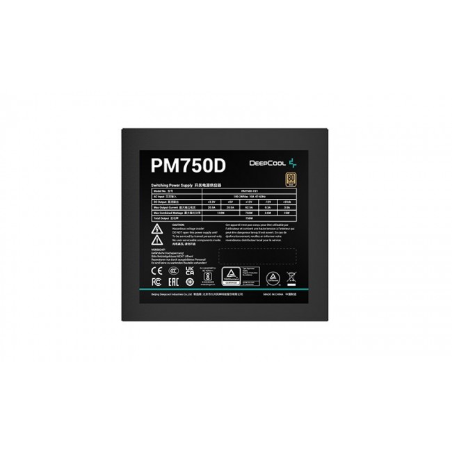 DeepCool PM750D power supply unit 750 W 20+4 pin ATX ATX Black DeepCool PM750D power supply unit 750 W 20+4 pin ATX ATX Black