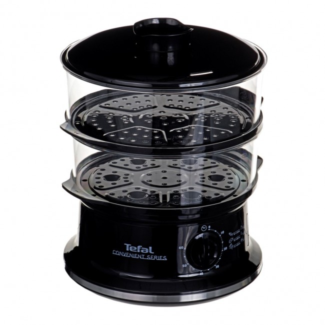 Tefal VC140135 steam cooker 2 basket(s) Black Freestanding 900 W Tefal VC140135 steam cooker 2 basket(s) Black Freestanding 900 W