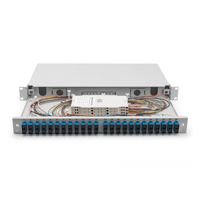 Digitus Fiber Optic Splice Box, Equipped, SC, OS2 Digitus Fiber Optic Splice Box, Equipped, SC, OS2