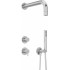 Concealed shower set with hand shower