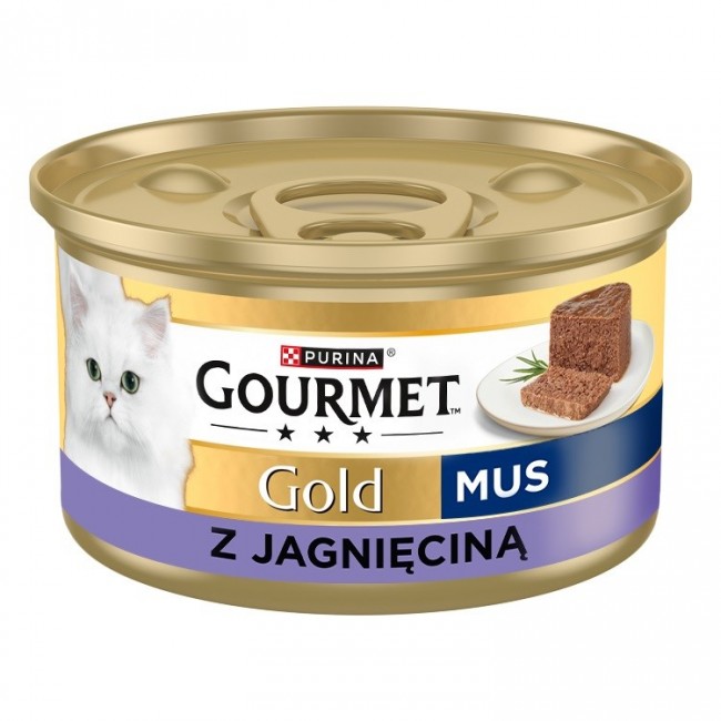 PURINA Gourmet Gold Mousse with lamb - wet cat food - 85g PURINA Gourmet Gold Mousse with lamb - wet cat food - 85g