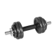 REBEL ACTIVE Adjustable dumbbells in a case 15 kg with a bar