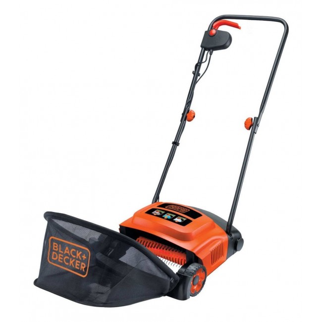Black & Decker GD300-QS lawn scarifier 600 W Black, Orange