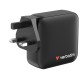 Verbatim Mini GaN Charger 165W 4 Port US plug with EU and UK adaptors Verbatim Mini GaN Charger 165W 4 Port US plug with EU and UK adaptors