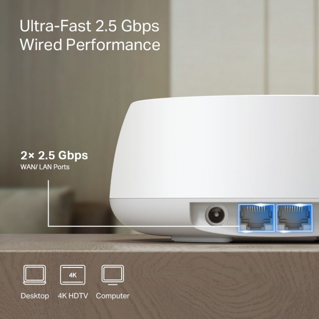 TP-Link BE3600 Whole Home Mesh Wi-Fi 7 System(2-Pack)