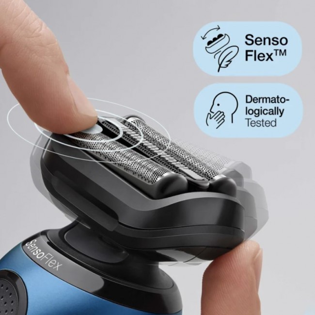 Braun Series 6 61-B4500cs Foil shaver Trimmer Black, Blue