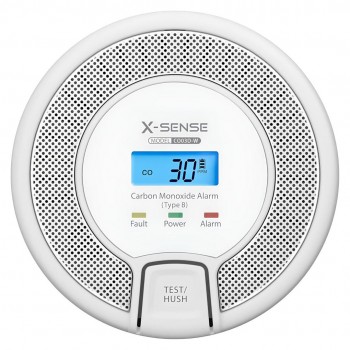 X-Sense CO03D-W smoke detector Carbon monoxide detector Interconnectable Wireless