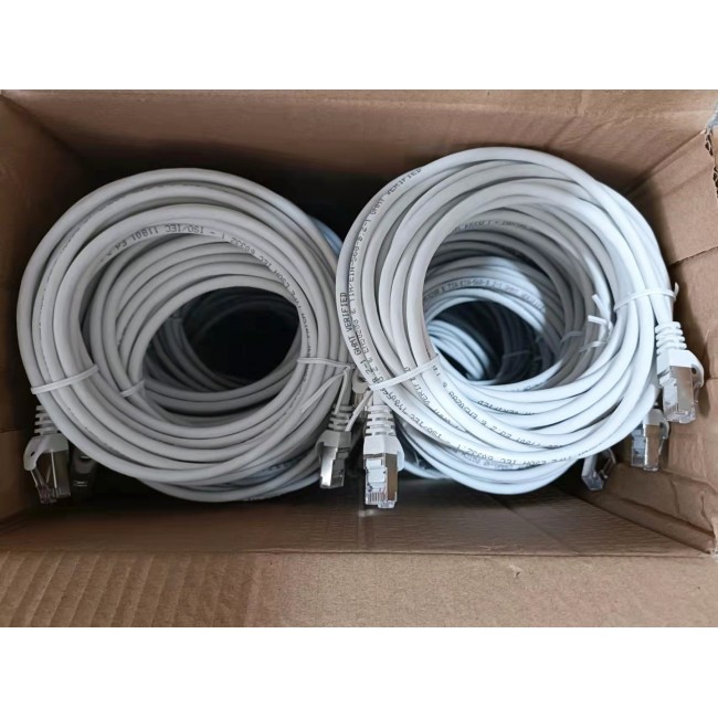 Equip Cat.6 S/FTP Patch Cable, 5.0m, White, 30pcs/set