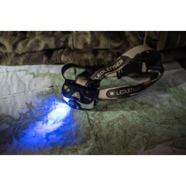 Flashlight Ledlenser MH 8 Black-Black