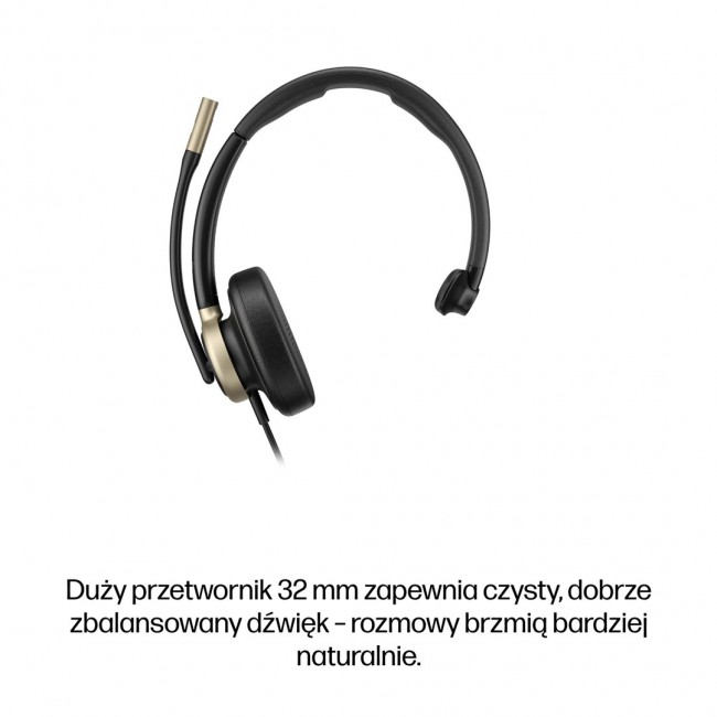 HP Poly Mission 815 Monaural USB Wired Headset