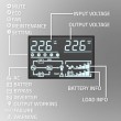 Qoltec 52281 uninterruptible power supply (UPS) Double-conversion (Online) 2 kVA 2000 W 3 AC outlet(s)