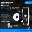 Camry | CR 7747 | Bathroom heater | 2000 W | Number of power levels 2 | White | IPX 2