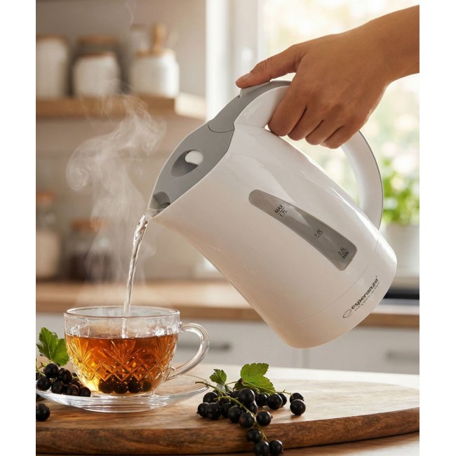 Esperanza EKK022 electric kettle 1.7 L 2200 W Grey, White
