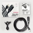 Axagon ADR-220 USB 2.0 A-M - A-F active extension/repeater cable 20m
