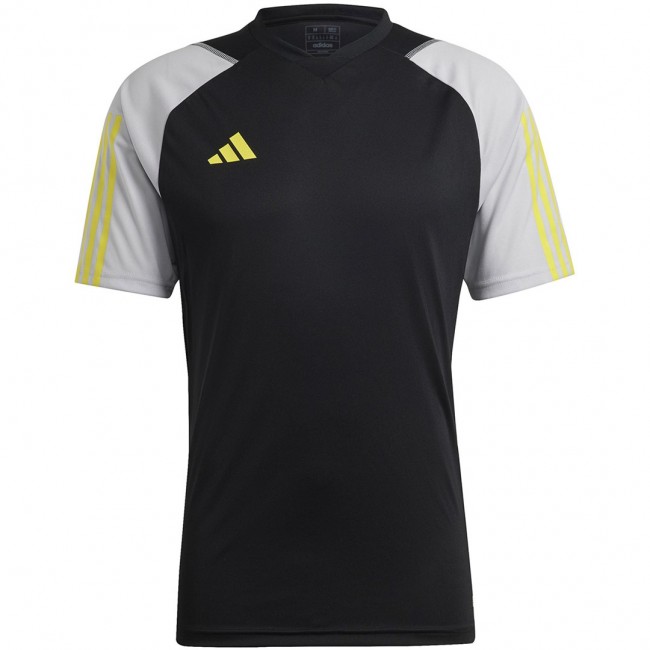 adidas Tiro 23 Competition Jersey Black-Grey HU1295 M adidas Tiro 23 Competition Jersey Black-Grey HU1295 M