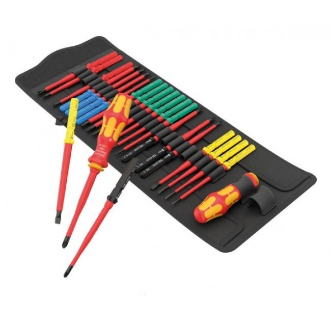 Insulated Screwdrivers VDE Kraftform 26 pcs