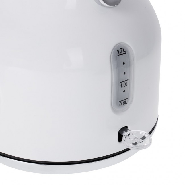 Adler AD 1346 electric kettle 1.7 L 2200 W Metallic, White