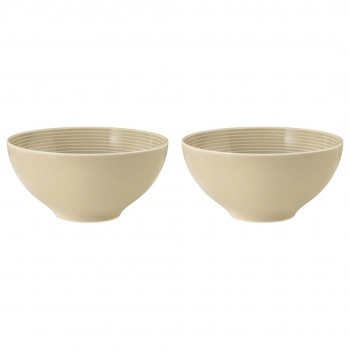 SELTMANN BEAT COLOR GLAZE Set of 2 round bowls 15.5 cm