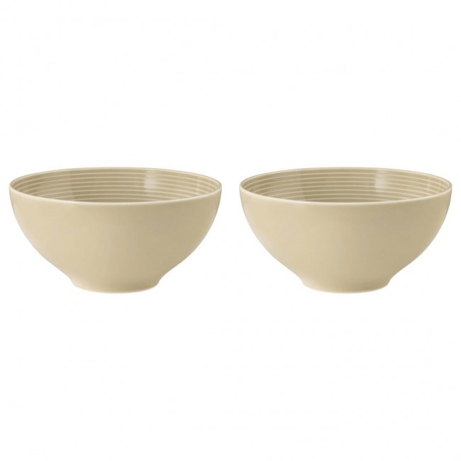 SELTMANN BEAT COLOR GLAZE Set of 2 round bowls 15.5 cm