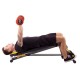 HMS Fitness LSR8311 Flat weight training bench Adjustable seat Home Black, Yellow HMS Fitness LSR8311 Flat weight training bench Adjustable seat Home Black, Yellow