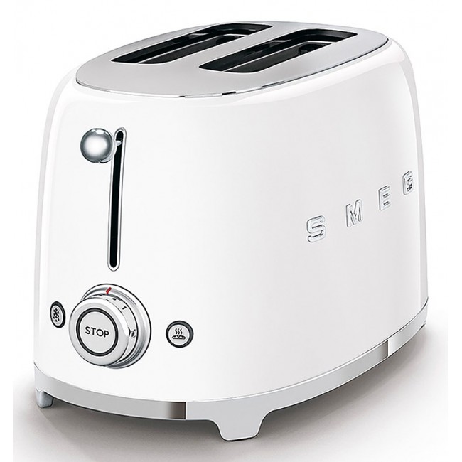 Smeg 50's Style Toaster TSF01WHEU White Smeg 50's Style Toaster TSF01WHEU White