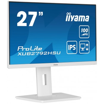 iiyama ProLite 27 IPS technology panel with height adjustable stand and 100Hz refresh rate