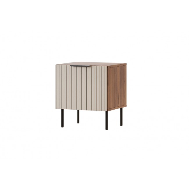 Cama Bedside cabinet, 2 pcs. ALMERA 50x42x44 walnut/cashmere