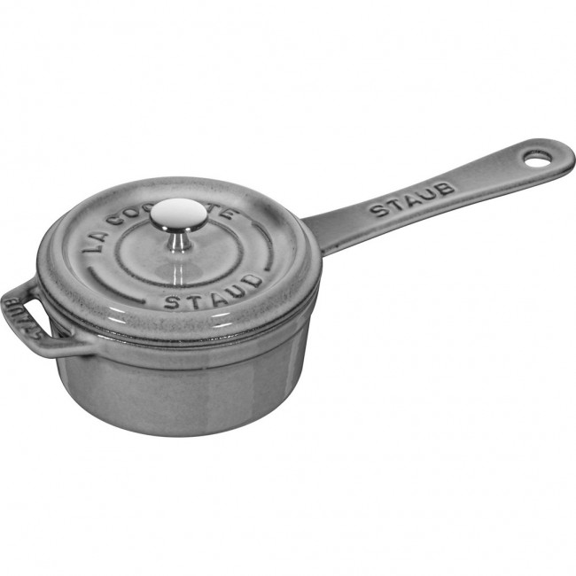 Staub Mini Cast Iron Casserole - 250 ml, Graphite