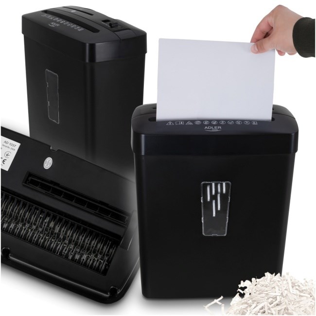 Adler AD 1037 Document Shredder Black Adler AD 1037 Document Shredder Black