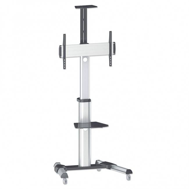 Manhattan TV & Monitor Mount, Trolley Stand, 1 screen, Screen Sizes: 37-65