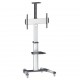 Manhattan TV & Monitor Mount, Trolley Stand, 1 screen, Screen Sizes: 37-65