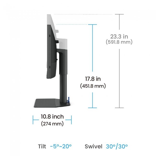 BenQ SW242Q computer monitor 61.2 cm (24.1